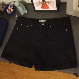 Madewell high rise boyfriend shorts